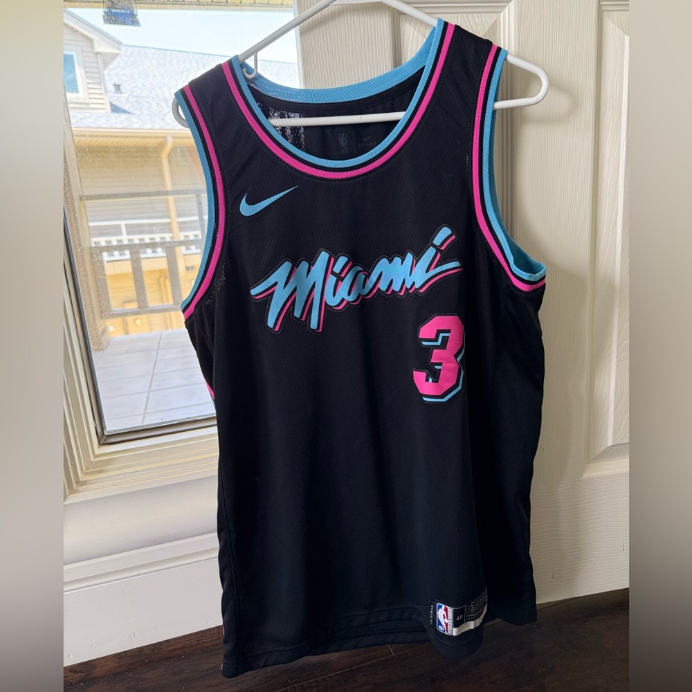 Nike NBA Dwayne Wade Miami Heat Vice City #3 Jersey